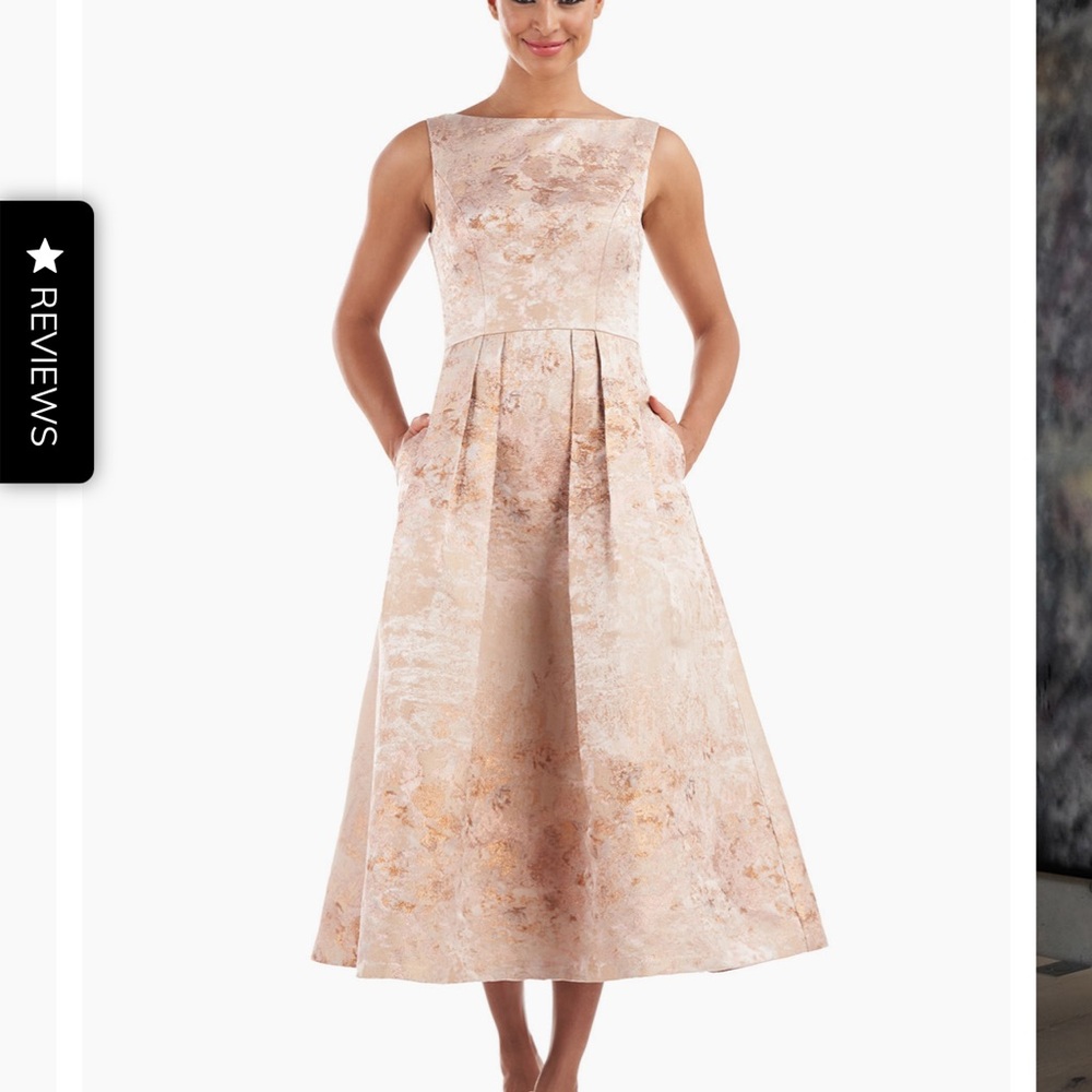 Kay Unger- Elsa Tea Length Dress Size 10